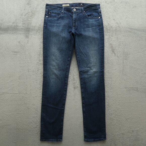 Adriano Goldschmied AG Women's 29R Low-Rise The Stevie Slim Straight 31" Inseam - Picture 1 of 16